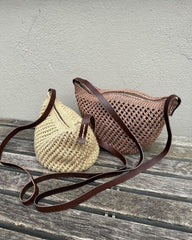 Beige Florence Bag og brun Florence Bag
