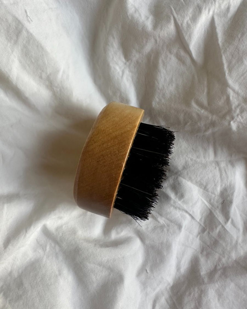 Mohairbørste set fra siden