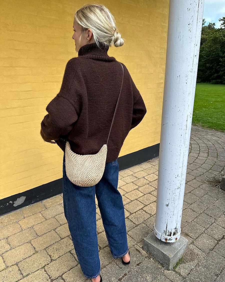 Florence bag med for 58 cm i natur