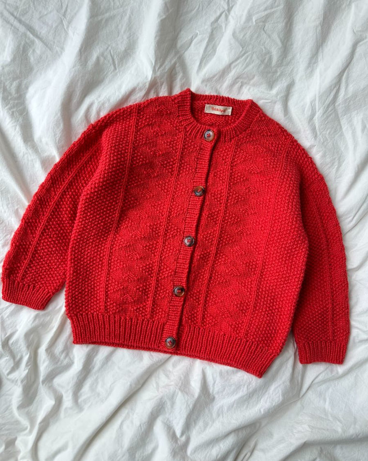 Liggebillede af rød Little Esther Jacket