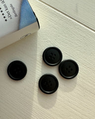 4 sorte galalit knapper Ø 23 mm