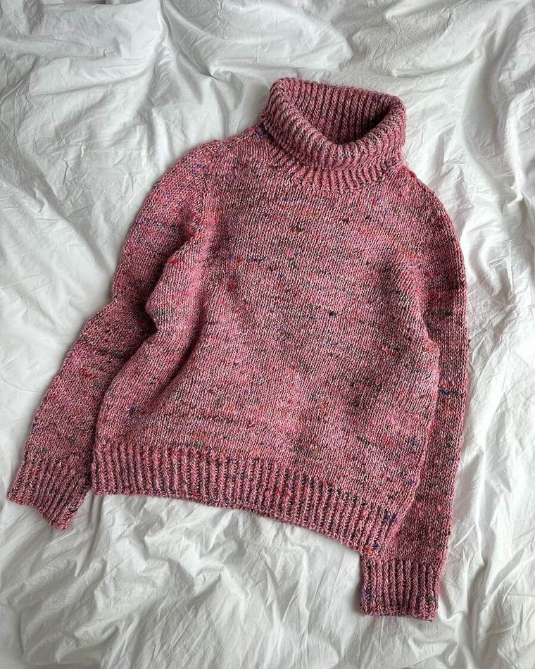 Detaljebillede af pink Terrazzo Sweater Junior