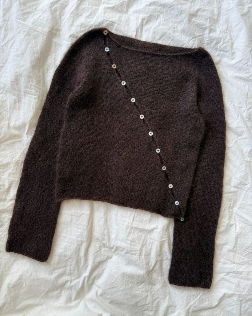 Liggende brun Valerie Blouse