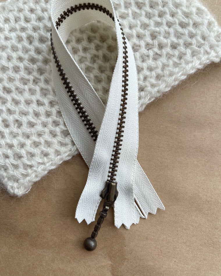 Lynlås 23 cm - Perlemor