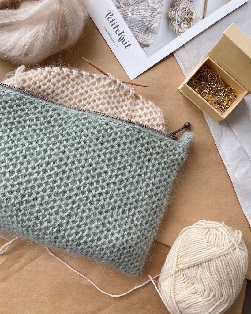 lys mint farvet Honey purse liggende