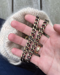 Close up af kæde til clutch