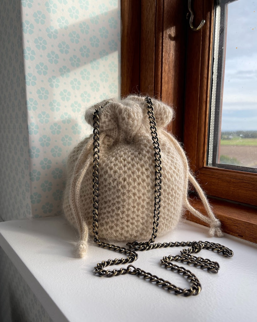 Futter für Tasche mit rundem Boden - Umfang 48 cm - Natur
