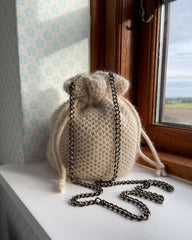 Futter für Tasche mit rundem Boden - Umfang 48 cm - Natur