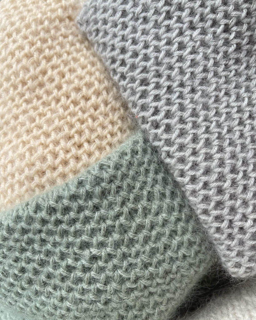Close up af honey mønster fra Petiteknit