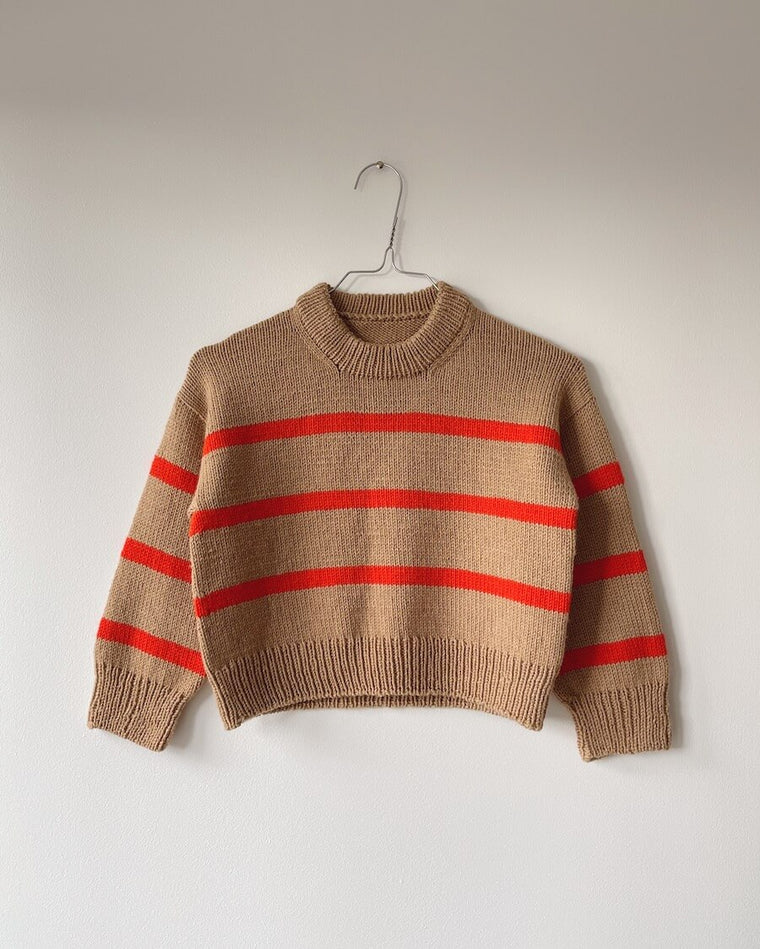 Liggebillede af grålig Marseille Sweater Junior