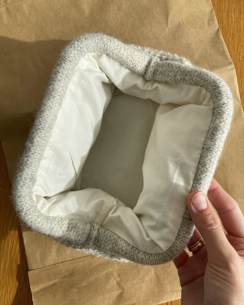 Winter Clutch åben med lille frame 