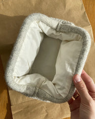 Winter Clutch åben med lille frame 